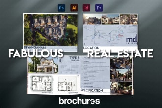 create stunning real estate, architecture brochures