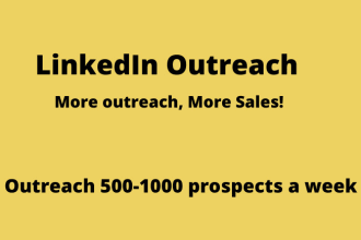 do linkedin outreach and marketing to generate warm leads