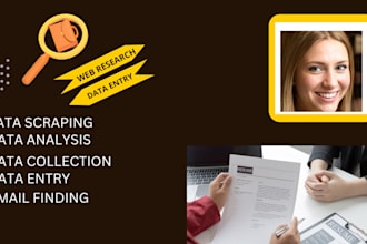 do excel data entry, lead generation,data entry, copy paste,screen scraping
