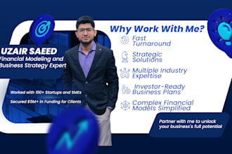 provide investor ready financial projections forecasts and financial model