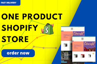build a one product shopify dropshipping store that shines