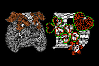 do rhinestone template design