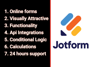 create jotform and google form or online survey form