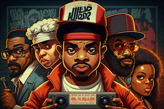 do premium hip hop album cover design