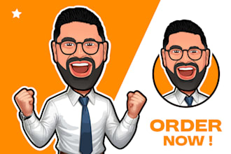 create amazing cartoon, caricature, portrait, avatar, art, logo, bighead