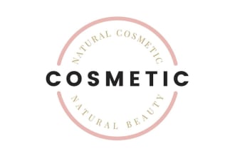 make a high quality cosmetics logo for you with new concept