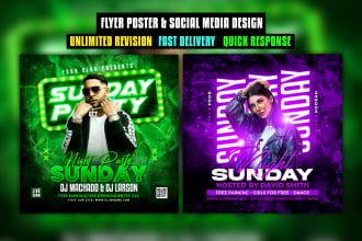 design club dj event birthday disco music concert nightclub poster party flyer