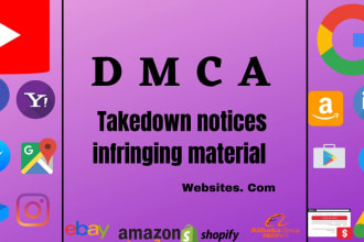 takedown dmca notice copyright infringing content