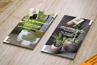 do professional catalog, brochure, flyer, poster design