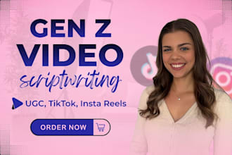 write your script for ugc tiktok or reels videos