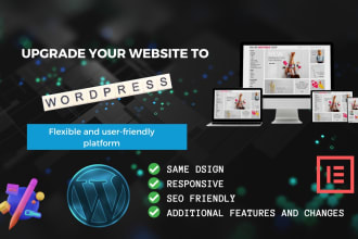 convert any website into wordpress