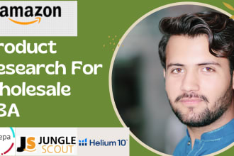 do amazon product research for wholesale fba