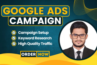 setup, optimize and manage your google ads adwords PPC campaign