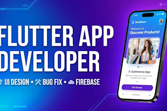 build flutter app screens with modern UI