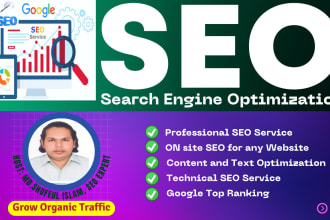 optimize website SEO on wordpress, shopify, wix, squarespace