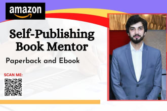 mentor you on how to self publish your book and kdp account management