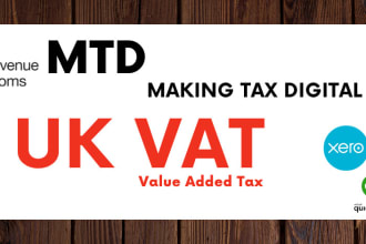 be your UK vat mtd accountant xero, quickbooks, pandle