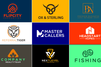 do modern minimal trendy logo design