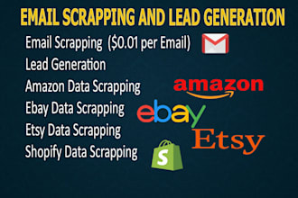 do email scrapping and web scrapping
