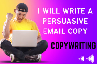 write persuasive sales email copywriting for email marketing