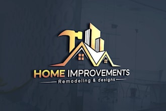 design a professional home repair, remodeling, renovation, and handyman logo