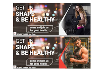 design professional web banner, flyer, roll up, google ad banner and backdrop