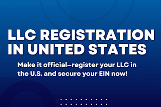 do streamline llc registration in the US and obtain a legitimate ein number