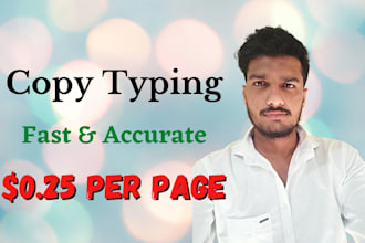 do fastest data entry, copy paste, copywriting, typing work