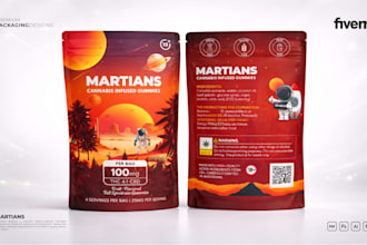 do pouch packaging, mylar bag and product packaging pouch design