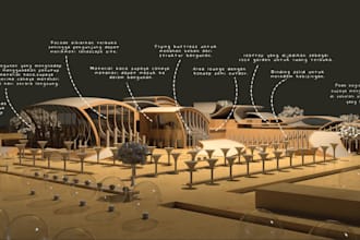 turn your 3d model into architectural render