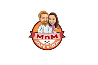 provide attractive cooking video logo for your business