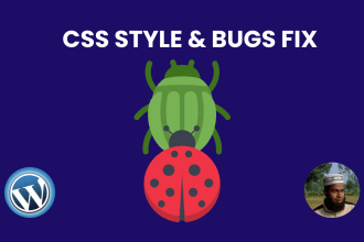 fix CSS style issues and wordpress problems