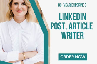 write linkedin posts, articles, and lead generation messages