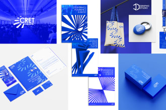 design modern logo and brand identity with brand style guide