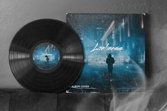 design an album cover art or music artwork