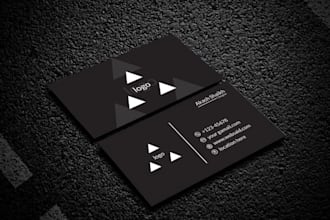 do luxury minimalist business card design