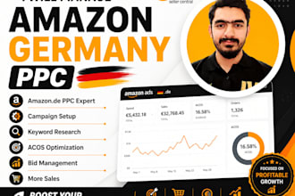 optimize german amazon PPC to reduce acos and increase sales