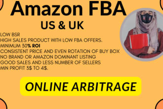 do the best amazon online arbitrage products sourcing for USA and UK