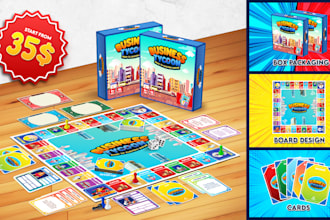 draw amazing original board game design
