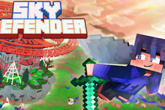 design minecraft thumbnails for roleplays, smps, and more