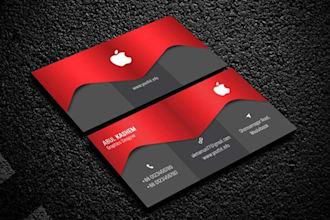 create minimalist and premium business card design