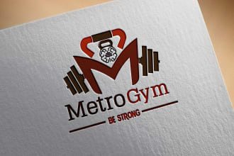 design gym,sports,and fitness logo in 24 hr