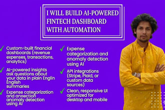 build ai powered fintech dashboard with automation
