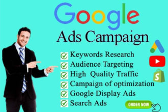 create, rank and manage your google ads PPC campaigns, adwords