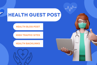 do health blog posts health guest posts on high traffic sites