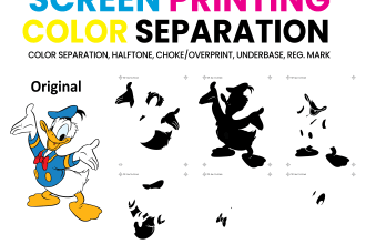 color separation for screen printing within 24 hours