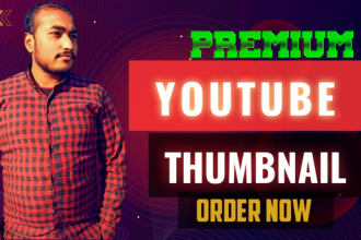create eye catchy youtube thumbnail