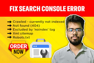 setup or fix google webmaster tools search console errors