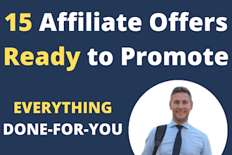 make you affiliate on 15 high ticket offers
