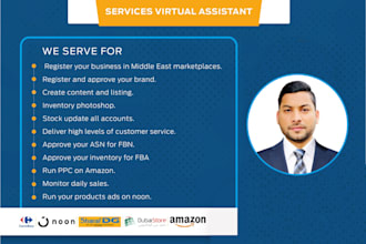 be your virtual assistant noon, amazon and carrefour